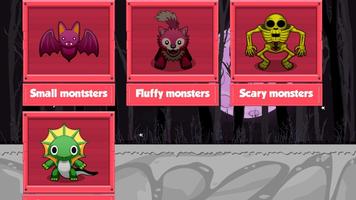 Monster memory game: match the pairs capture d'écran 1