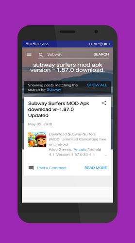 Download Subway Surfers Mod Apk For Android 