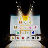 Mod Model Word Search Affiche