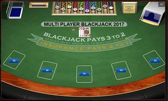 Multiplayer Blackjack 2017 capture d'écran 3