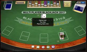 Multiplayer Blackjack 2017 Affiche