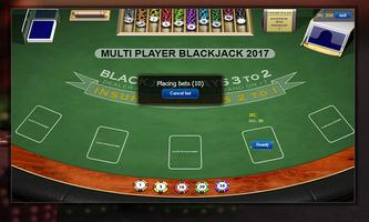 Multiplayer Blackjack 2017 capture d'écran 1
