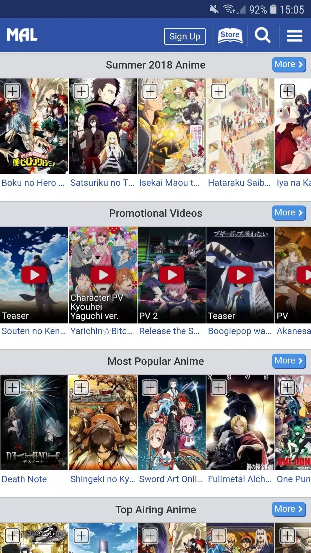 Tải xuống APK MyAnimeList cho Android Tải xuống APK MyAnimeList cho Android