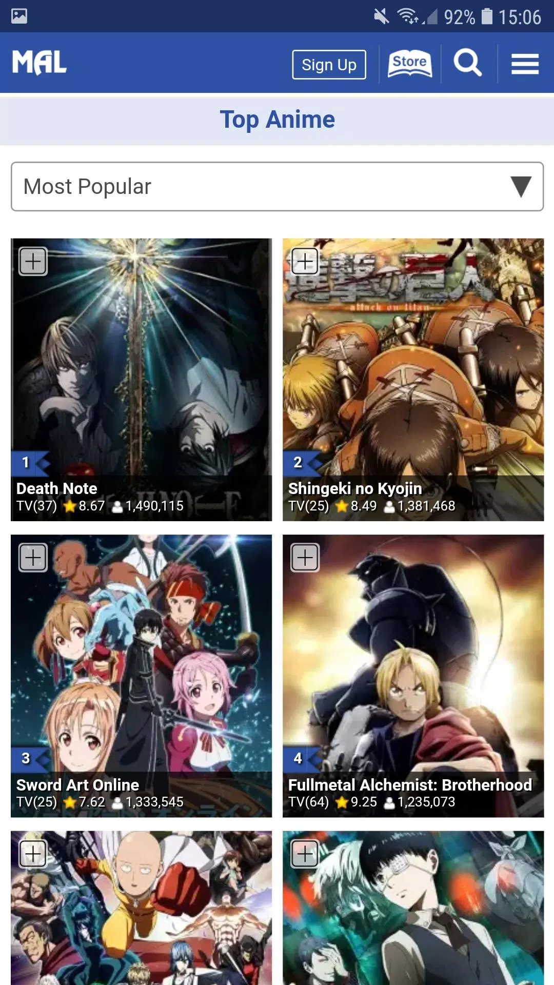 Tải xuống APK MyAnimeList cho Android Tải xuống APK MyAnimeList cho Android