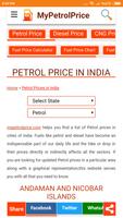 Poster My City Petrol Price