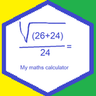 My maths calculator icône