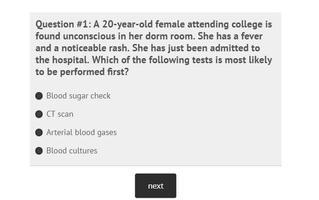 NCLEX Nursing Practice Quiz Part II imagem de tela 2