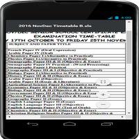 NECO Exam Timetable screenshot 2