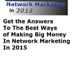 Network Markeing In 2015