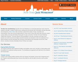 New York Jazz Workshop poster