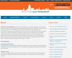 New York Jazz Workshop Cartaz