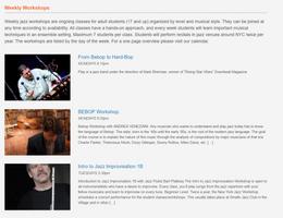 New York Jazz Workshop screenshot 2