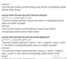 برنامه‌نما Niat Sholat Fardhu dan Sunnah عکس از صفحه