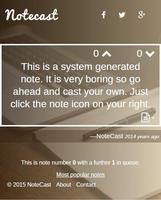 Notecast پوسٹر