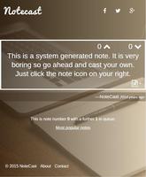 Notecast screenshot 1