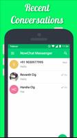 NowChat Messenger capture d'écran 1