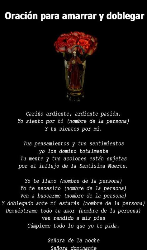 Oraciones Con La Santa Muerte постер.