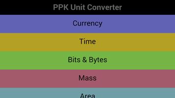 PPK Unit Converter Plakat
