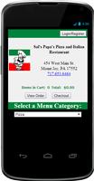 Sal's Papa's Pizza OnlineOrder ảnh chụp màn hình 1