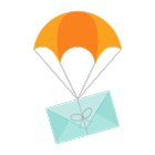 Parachute message-icoon
