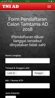 3 Schermata PENDAFTARAN TNI AD Online 2018