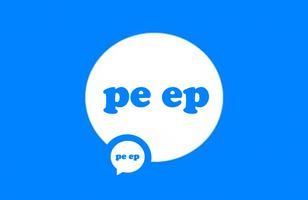 Poster Peep chat