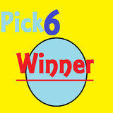 Pick 6 winner icône
