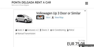 Rent a Car Ponta Delgada - Ponta Delgada RentalCar 截图 3