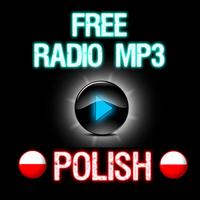 Polish in world radio station poster