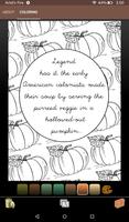 Pumpkin Coloring Affiche