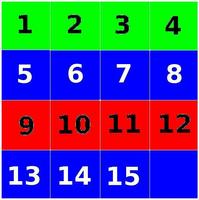 Puzzle 15 Numers ảnh chụp màn hình 1