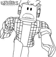 Printable Roblox Games Coloring Pages screenshot 1