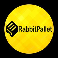 Rabbit Pallet Affiche