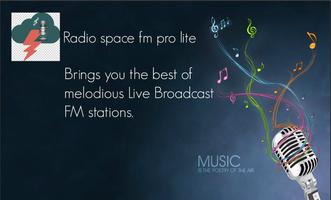 Radio space fm pro lite โปสเตอร์