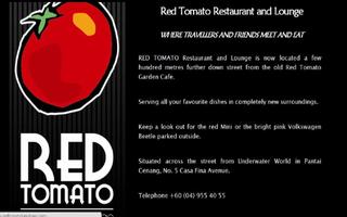 Red Tomato Restaurant Langkawi Poster