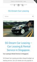 SG Dream Car Leasing plakat