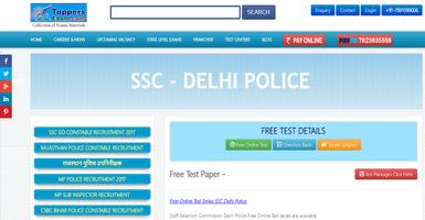 پوستر SSC Delhi Police SI Assistant SI Free Test Series