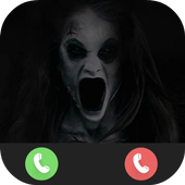 Scary call prank app icon