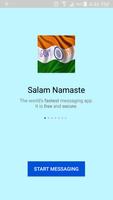 Poster Salam Namaste - Indian Messenger