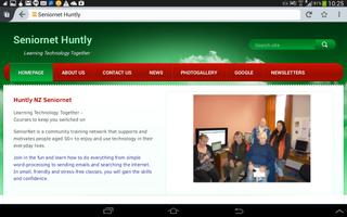 برنامه‌نما Seniornet Huntly عکس از صفحه