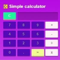 Simple calculator screenshot 1