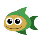 Simple fishing for kids icon