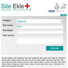 Icona Site Ekle