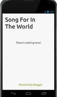 Song For in The World Affiche