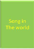 Song in the world الملصق