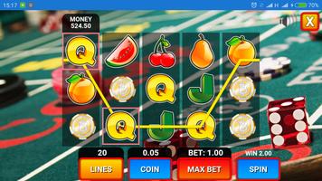 Slot Machine Fruits स्क्रीनशॉट 1