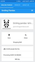 Smiling Pandas Affiche