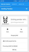 Smiling Pandas पोस्टर