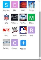 Sports browser capture d'écran 1