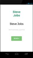 Steve Jobs Motivational Quotes poster